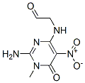 Acetaldehyde, [(2-amino-1,6-dihydro-1-methyl-5-nitro-6-oxo-4-pyrimidinyl)amino]- (8CI) 结构式