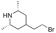 Piperidine, 4-(2-bromoethyl)-2,6-dimethyl-, cis- (8CI) 结构式