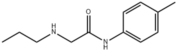 p-Acetotoluidide, 2-(propylamino)- (8CI) 结构式