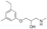 2-Propanol,1-[(5-ethyl-m-tolyl)oxy]-3-(methylamino)-,()-(8CI) 结构式