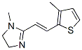 2-Imidazoline,1-methyl-2-[2-(3-methyl-2-thienyl)vinyl]-,(E)-(8CI) 结构式