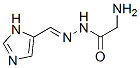 Glycine,  (imidazol-4-ylmethylene)hydrazide  (8CI) 结构式