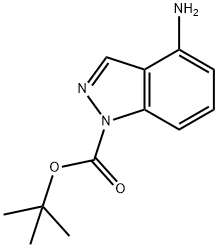 1-BOC-4-氨基引唑 结构式
