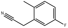 5-氟-2-甲基苯乙腈 结构式