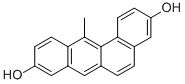 12-Methylbenz(a)anthracene-3,9-diol 结构式