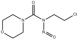 4-(N-(2-chloroethyl)-N-nitrosocarbamoyl)morpholine 结构式