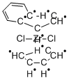 环戊二烯基茚基二氯化锆 结构式