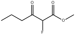 Hexanoic  acid,  2-fluoro-3-oxo-,  methyl  ester 结构式