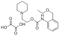 2-Piperidinoethyl o-(ethoxymethyl)carbanilate oxalate (1:1) 结构式