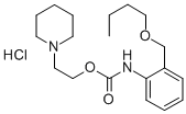 2-Piperidinoethyl o-(butoxymethyl)carbanilate hydrochloride 结构式
