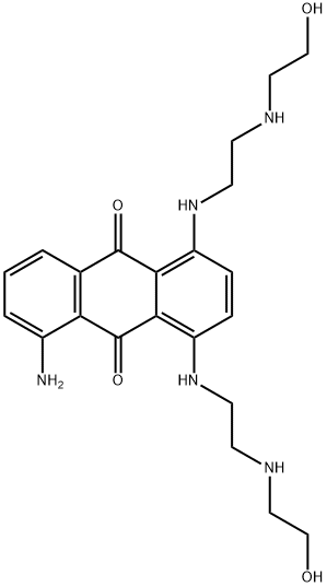 5-Amino-1,4-bis((2-((2-hydroxyethyl)amino)ethyl)amino)-9,10-anthracene dione 结构式