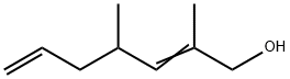 2,4-二甲基-2,6-庚二烯-1-醇 结构式