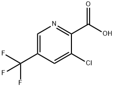 3-氯-5-三氟甲基吡啶-2-甲酸 结构式