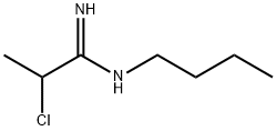 Propionamidine,  N-butyl-2-chloro-  (8CI) 结构式