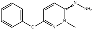 3(2H)-Pyridazinone,2-methyl-6-phenoxy-,hydrazone(8CI) 结构式