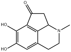 Cyclopent[ij]isoquinolin-7(1H)-one, 2,3,8,8a-tetrahydro-5,6-dihydroxy-1-methyl- (8CI) 结构式