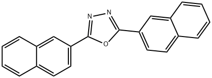 2,5-DINAPHTHALEN-2-YL-1,3,4-OXADIAZOLE 结构式