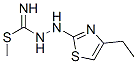 Carbazimidic acid, 3-(4-ethyl-2-thiazolyl)thio-, methyl ester (8CI) 结构式