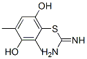 Pseudourea, 2-(3,6-dihydroxy-2,4-xylyl)-2-thio- (8CI) 结构式