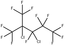 (2,3-DICHLORO)NONAFLUORO-2-(TRIFLUOROMETHYL)PENTANE 结构式