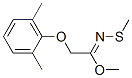 Acetimidic acid, N-methylthio-2-(2,6-xylyloxy)-, methyl ester (8CI) 结构式