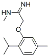 Acetamidine, N-methyl-2-(thymyloxy)- (8CI) 结构式