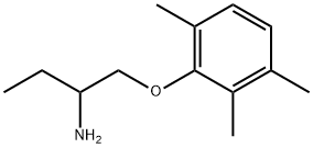 Propylamine, 1-[(2,3,6-trimethylphenoxy)methyl]- (8CI) 结构式