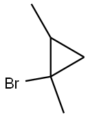 Cyclopropane, 1-bromo-1,2-dimethyl- (9CI) 结构式