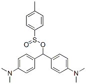 4-[(4-dimethylaminophenyl)-(4-methylphenyl)sulfinyloxy-methyl]-N,N-dim ethyl-aniline 结构式