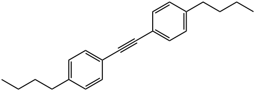 1,2-二(4-丁基苯基)乙炔 结构式