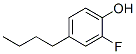 Phenol,  4-butyl-2-fluoro- 结构式