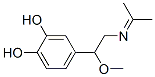 Pyrocatechol, 4-[2-(isopropylideneamino)-1-methoxyethyl]- (8CI) 结构式