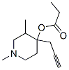 4-Piperidinol,1,3-dimethyl-4-(2-propynyl)-,propionate(ester)(8CI) 结构式