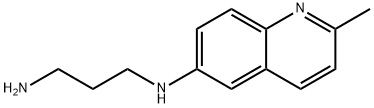 Quinaldine, 6-[(3-aminopropyl)amino]- (8CI) 结构式