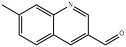 7-甲基-3-喹啉甲醛 结构式