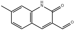 2-羟基-7-甲基喹啉-3-甲醛 结构式