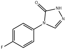 4-(4-FLUOROPHENYL)-1H-1,2,4-TRIAZOL-5(4H)-ONE 结构式