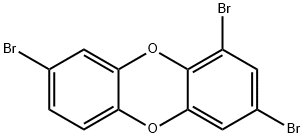 1,3,8-TRIBROMODIBENZO-P-DIOXIN 结构式