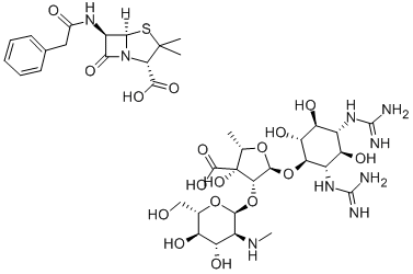 PENICILLIN-STREPTOMYCIN 结构式