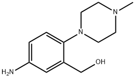 BENZENEMETHANOL, 5-AMINO-2-(4-METHYL-1-PIPERAZINYL)- (9CI) 结构式