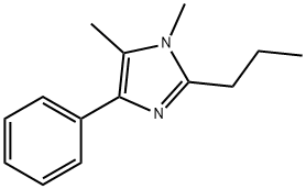 Imidazole, 1,5-dimethyl-4-phenyl-2-propyl- (8CI) 结构式