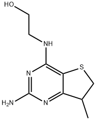 Ethanol, 2-[(2-amino-6,7-dihydro-7-methylthieno[3,2-d]pyrimidin-4-yl)amino]- (8CI) 结构式