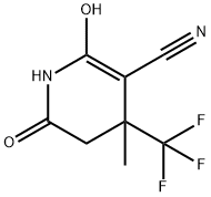 2-羟基-6-三氟甲基烟腈 结构式