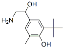 Benzyl alcohol, alpha-(aminomethyl)-3-tert-butyl-4-hydroxy-5-methyl- (8CI) 结构式