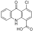 1-CHLORO-9,10-DIHYDRO-9-OXO-4-ACRIDINECARBOXYLIC ACID 结构式