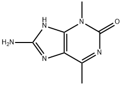 Purin-2(3H)-one,  8-amino-3,6-dimethyl-  (8CI) 结构式