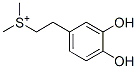 (2-(3,4-dihydroxyphenyl)ethyl)dimethylsulfonium 结构式