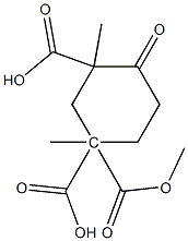 4-氧代-三甲酯 结构式