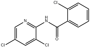 BENZAMIDE, 2-CHLORO-N-(3,5-DICHLORO-2-PYRIDINYL)- 结构式