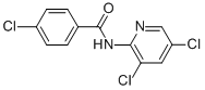 BENZAMIDE, 4-CHLORO-N-(3,5-DICHLORO-2-PYRIDINYL)- 结构式